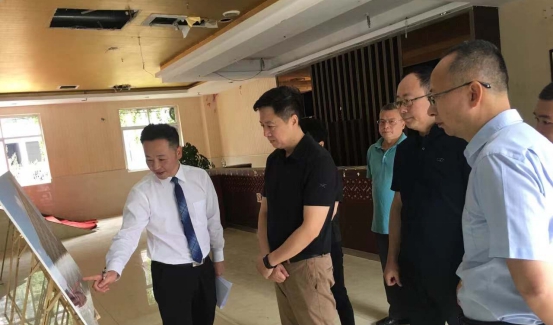 集团向导率队考察6008集团官方网站旅馆部分存量项目